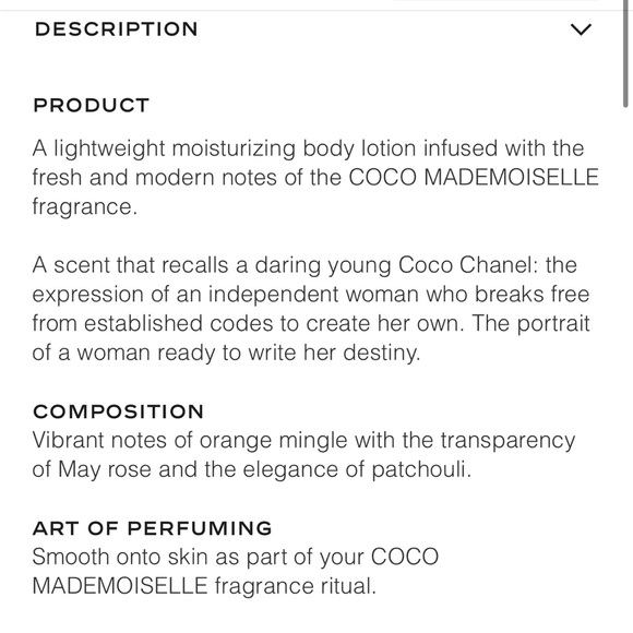 COCO MADEMOISELLE sample lotion - Picture 4 of 4